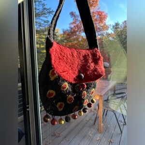 Rising Tide 100% wool purse